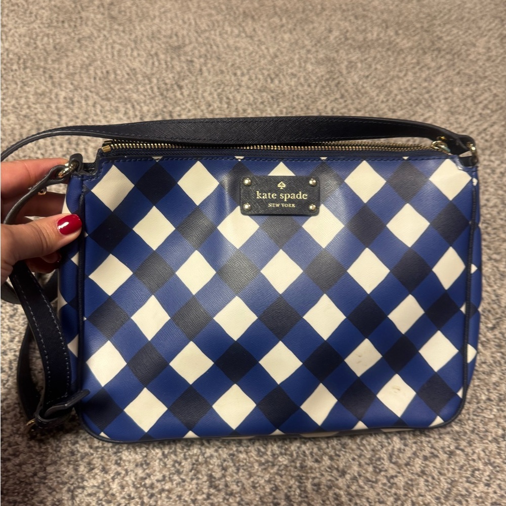 Gingham crossbody